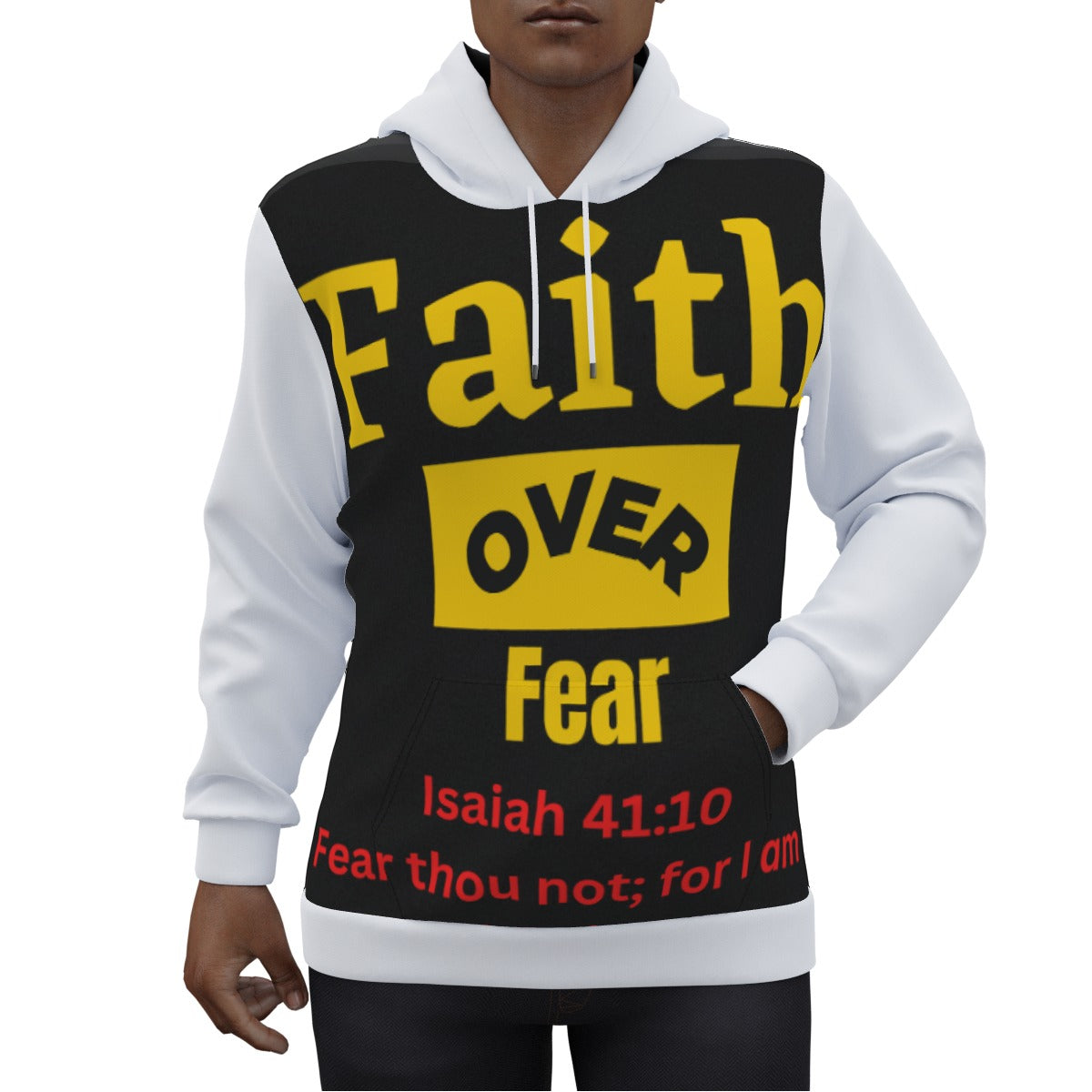 All Over Faith Men's Pullover Hoodie